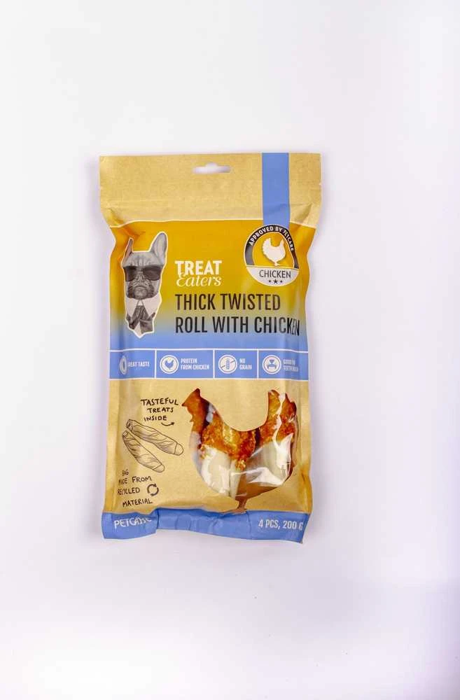 TRAFO (chipsy warzywne i ziemniaczne) TRAFO Storas Susuktas vyniotinis su vištiena 200 g - vnt