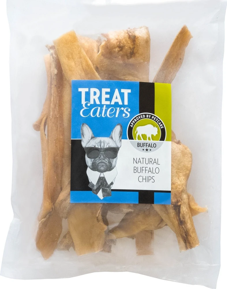 TRAFO (chipsy warzywne i ziemniaczne) Treateaters Natūralios traškučiai, Buffalo pandelapper 250 g