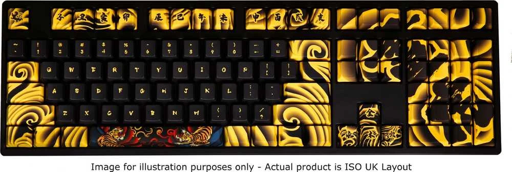 Klaviatūra Traitors TIGER SKETCH Limited Keycap Set, PBT UK išdėstymas