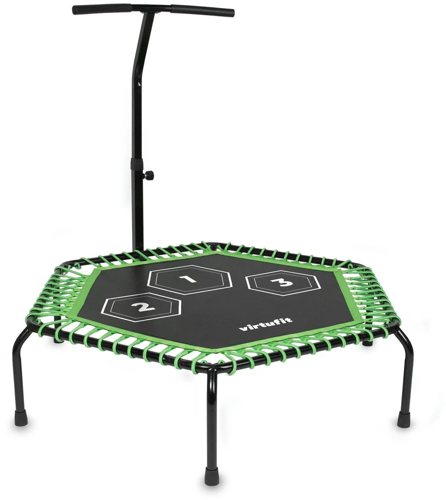 VIRTUFIT Fitness Pro batutas su rankena - juodas - 127 cm