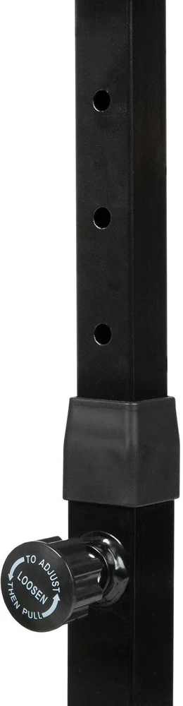 VIRTUFIT Fitness Pro batutas su rankena - juodas - 127 cm