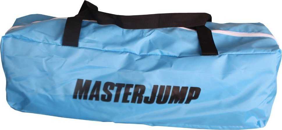 Master Dmuchany materac gimnastyczny Airspot Masterjump 100 cm x 100 cm x 20 cm raudona