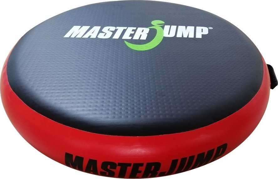 Master Dmuchany materac gimnastyczny Airspot Masterjump 100 cm x 100 cm x 20 cm raudona