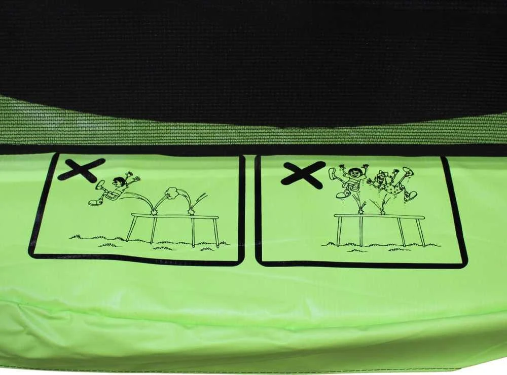 Trampolino apsauga su saugumo instrukcijomis