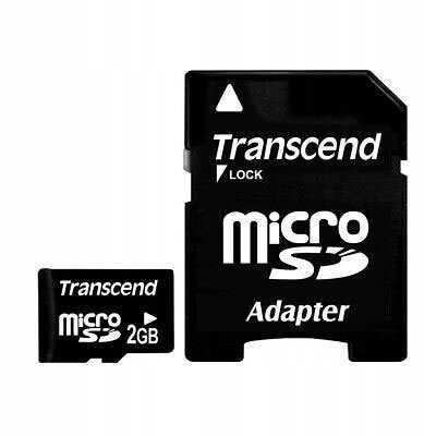 TRANSCEND 2GB Micro SD atminties kortelė