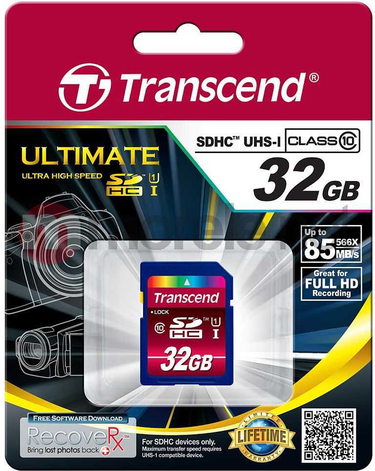 Atminties kortelė Transcend SDHC 32GB Class10 UHS-I 600x Ultimate