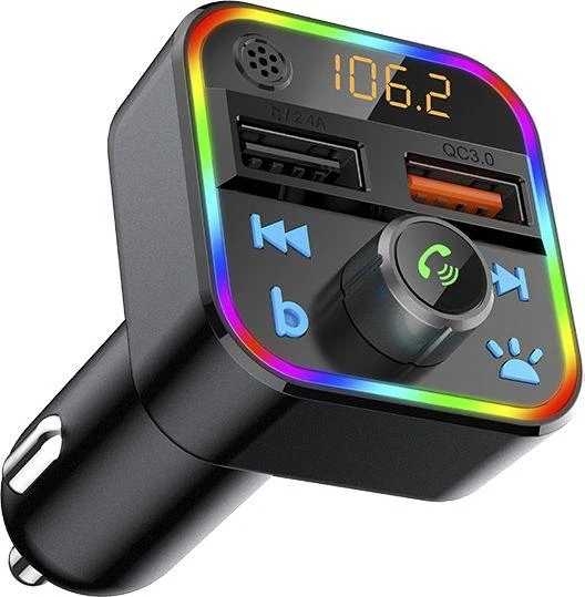 Automobilinis FM moduliatorius su Blow Bluetooth 5.0 JL QC3.0 RGB