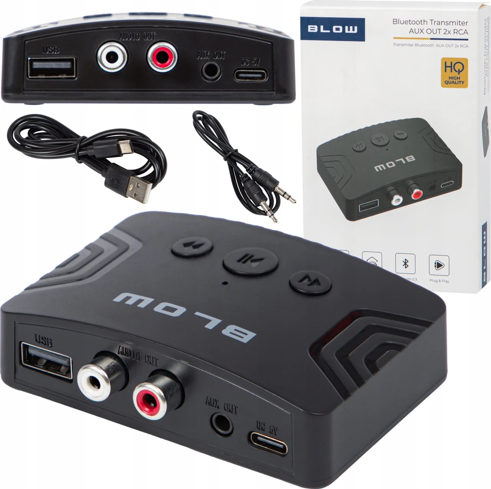 Blow Pūskite Siųstuvas Bluetooth AUX OUT 2xRCA