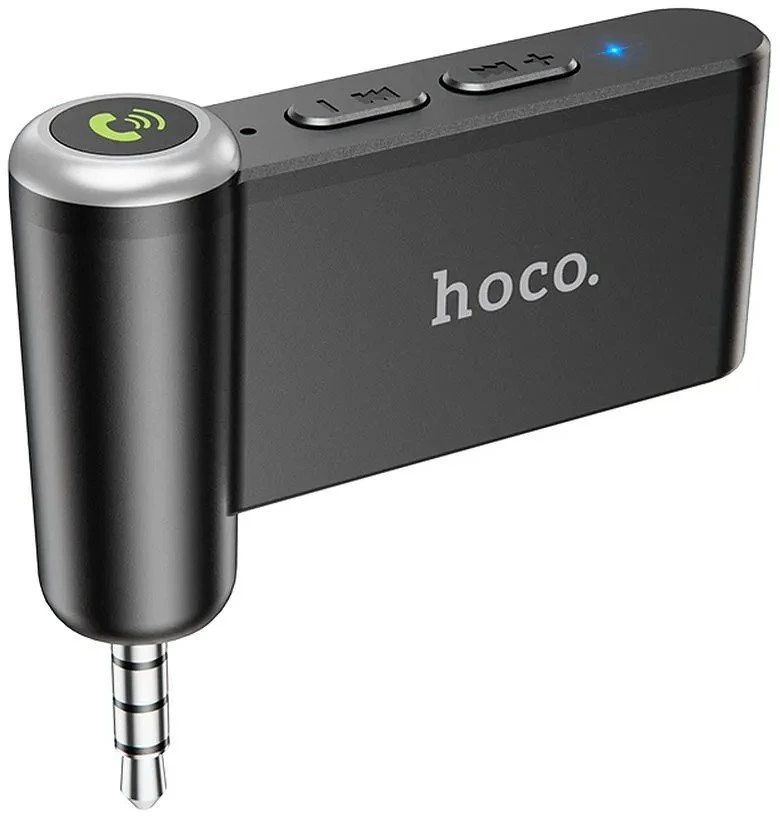 HOCO wireless car receiver AUX E58 juodos spalvos