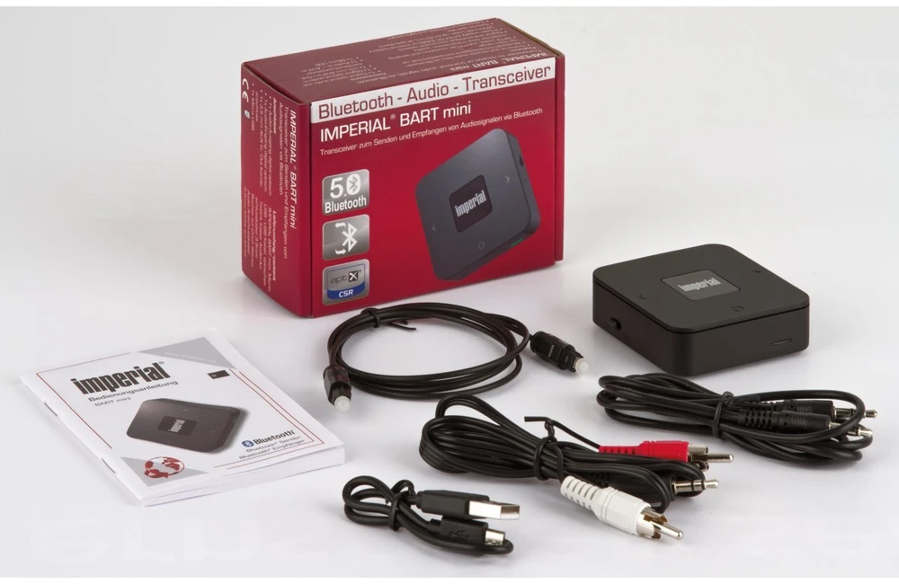 Siųstuvas Imperial BART mini Bluetooth 5.0 juodas
