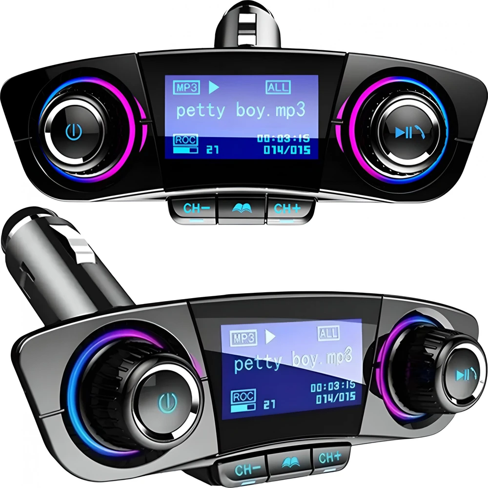 Transmiter FM siųstuvas „Bluetooth 5.0“ USB daugiafunkcis 8in1 -e666