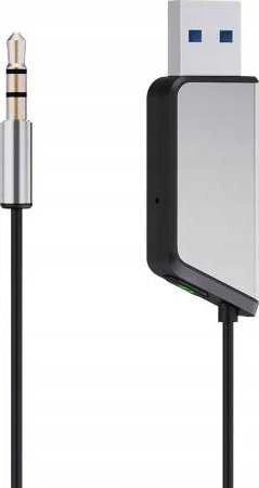 Savio TR-16 siųstuvo AUX adapteris su laisvų rankų funkcija, Bluetooth 5.3, Google Assistant/Siri