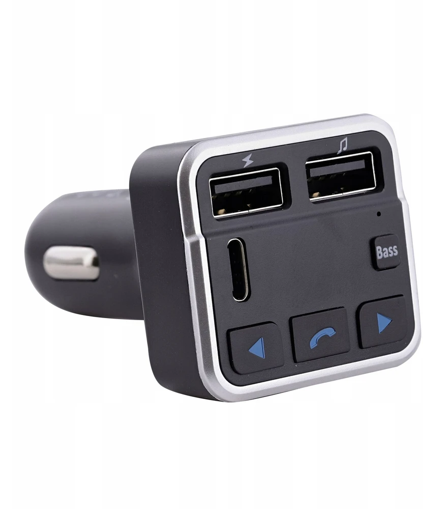 FM siųstuvas TnB FM 12–24 V Bluetooth USB įkroviklis laisvų rankų rinkinys automobiliui / Fmct07v2