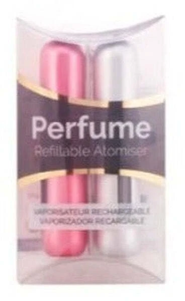 Travalo Set Duo, Pressit, Rožinė & Sidabrinis, Papildomas Atomizer Case, 2 pcs Unisex
