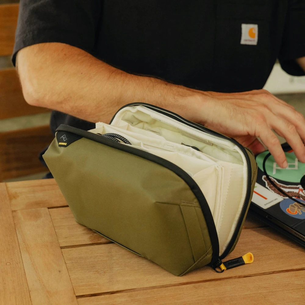Peak Design Kasetė Travel Line Peak Design Tech Pouch Kelp v2 - oliwkowy