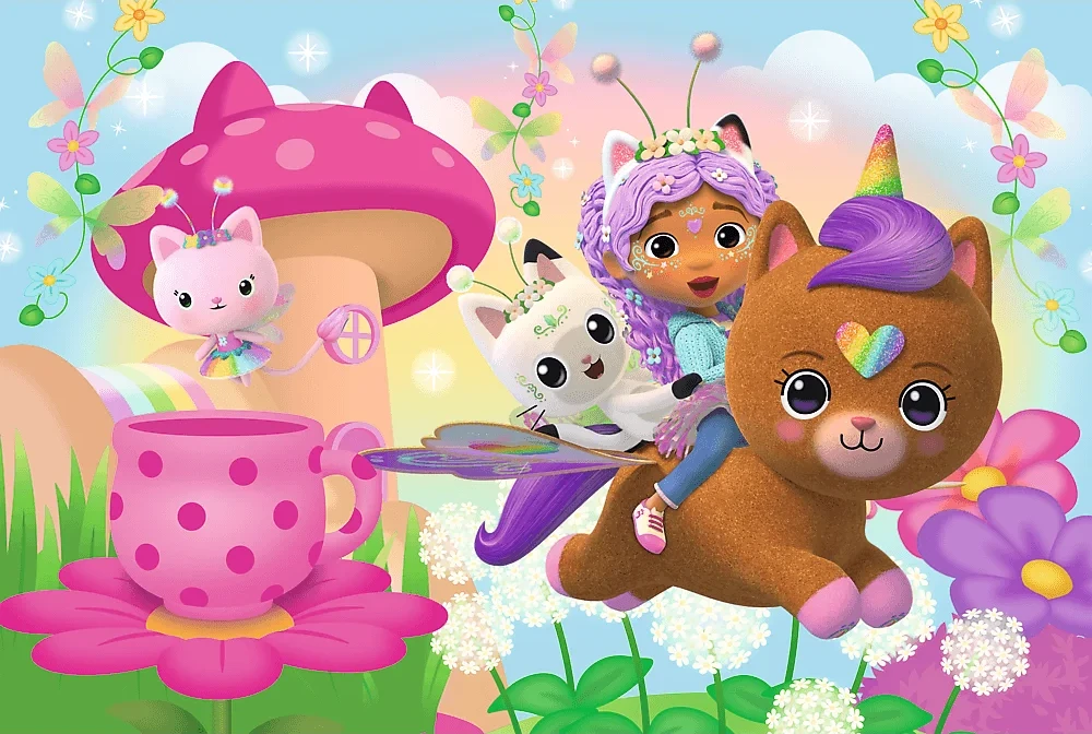Trefl Dėlionė 24 vnt. - Gabby's Dollhouse + kolekcinis plakatas