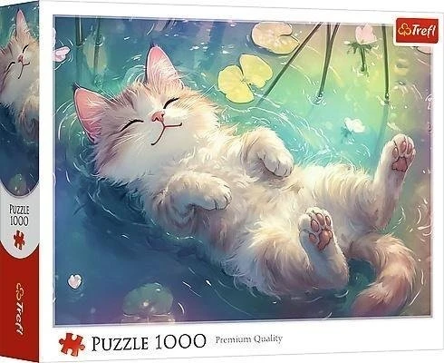 Trefl Dėlionė 1000 Purrfekcyjny relaks 10983