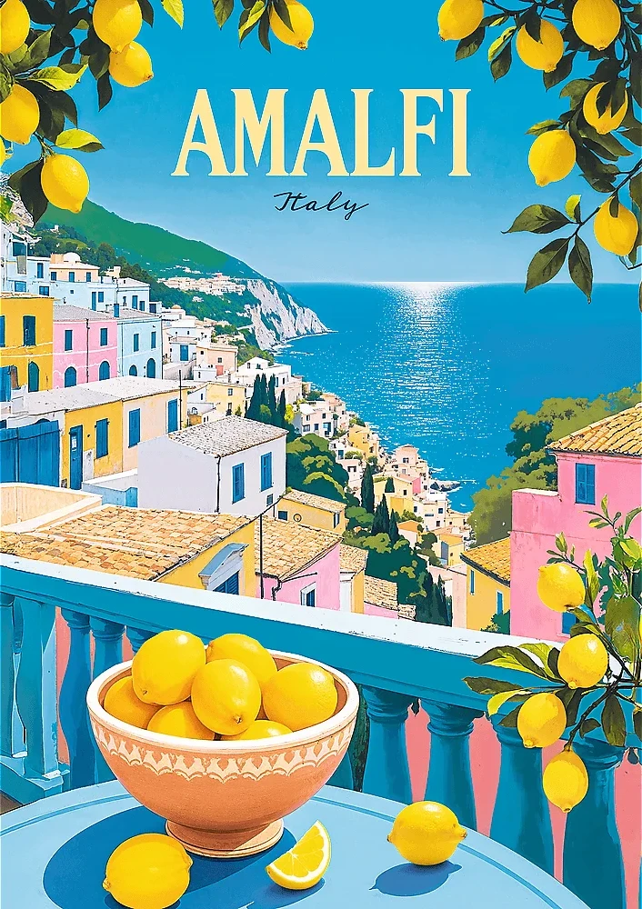 Trefl Dėlionė 1000 vnt. - Amalfis, Italija