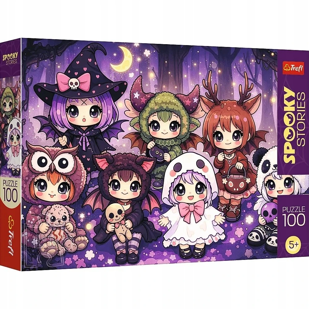Trefl DĖLIONĖ 100 SpookyStories Raganų miškas 16608