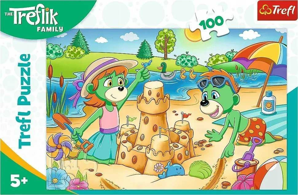 Trefl Dėlionė 100 vnt. - Treflikų atostogos