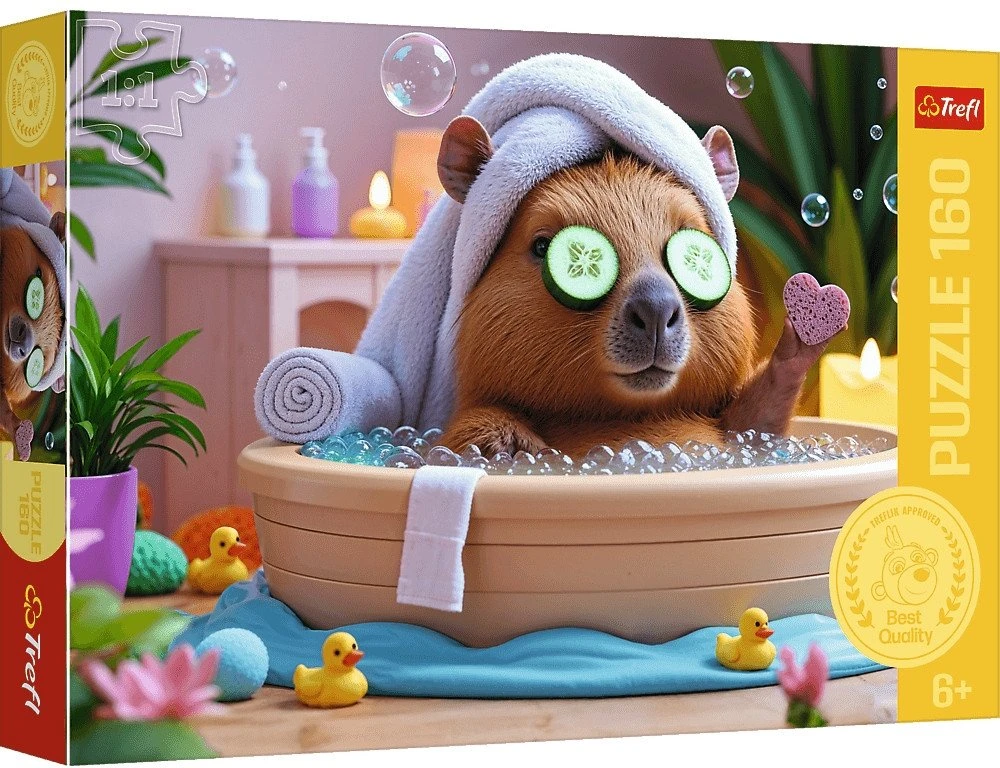 Trefl Dėlionė 160 vnt. - Kapibara SPA centre