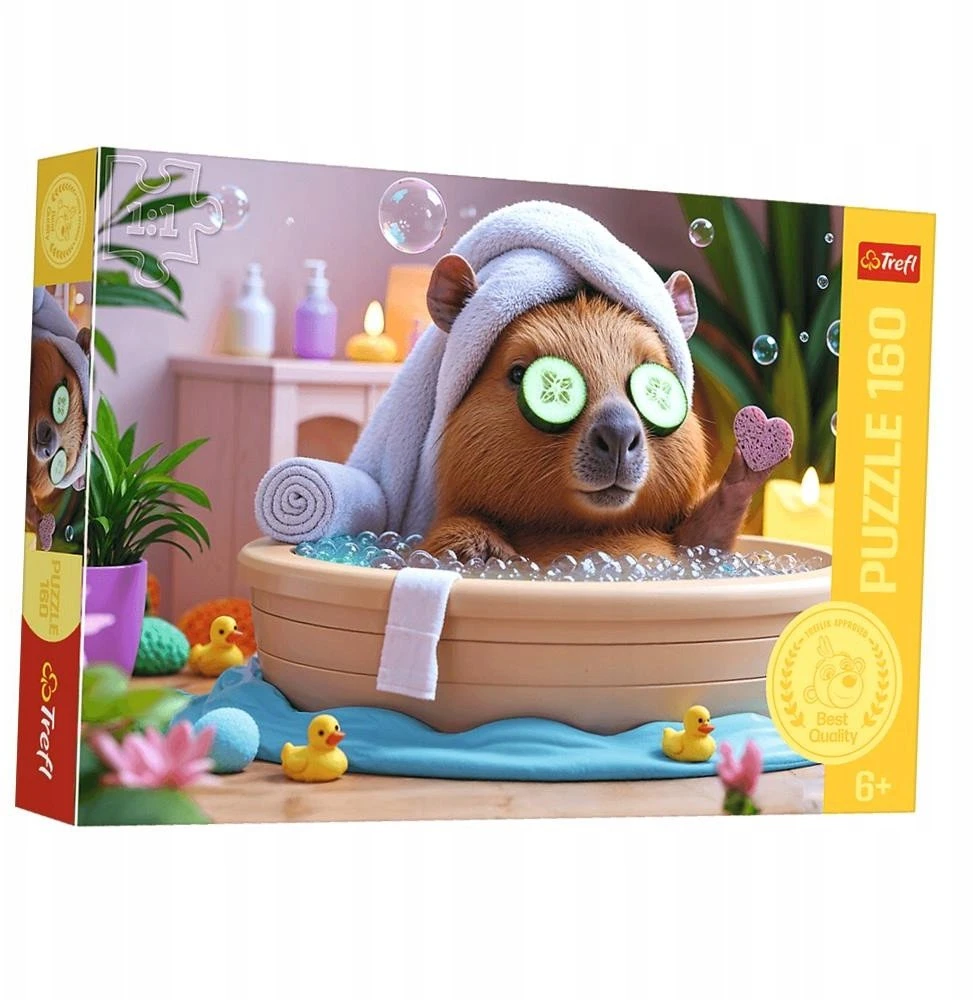 Trefl Dėlionė 160 vnt. - Kapibara SPA centre