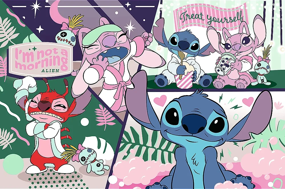 Trefl Dėlionė 300 vnt. - Lilo & Stitch + kolekcinis plakatas