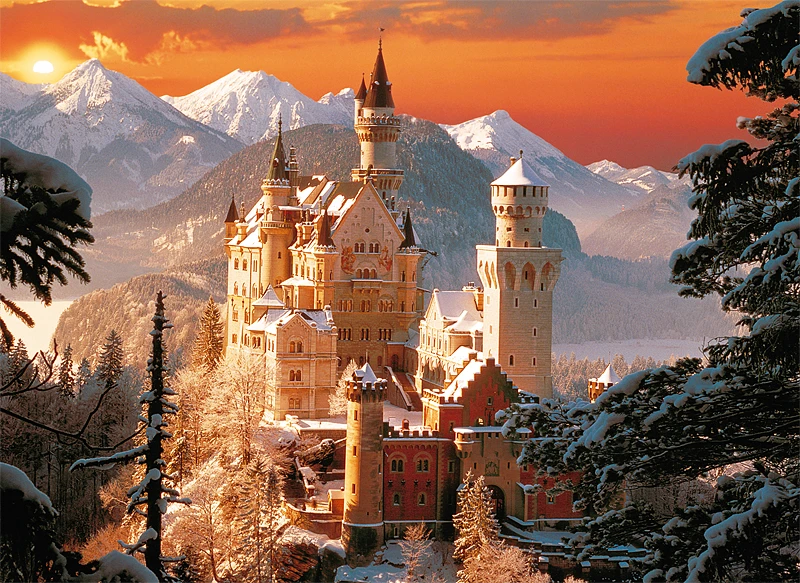 Trefl Dėlionė 3000 vnt. - Neuschwanstein pilis, Vokietija
