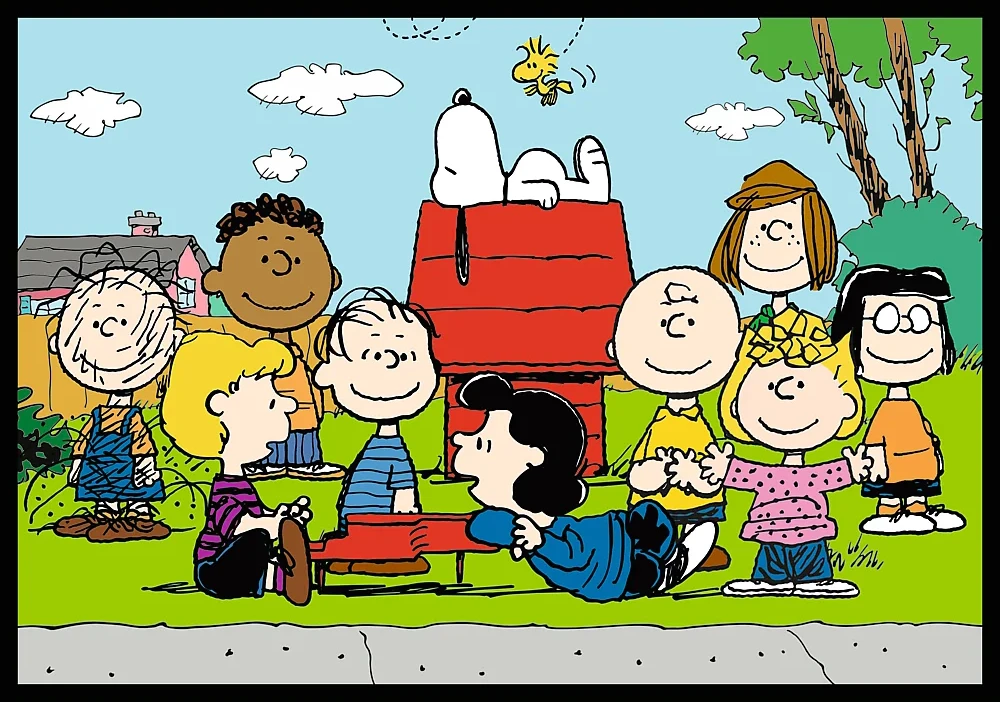 Trefl Dėlionė 4x250 vnt. - „Peanuts“