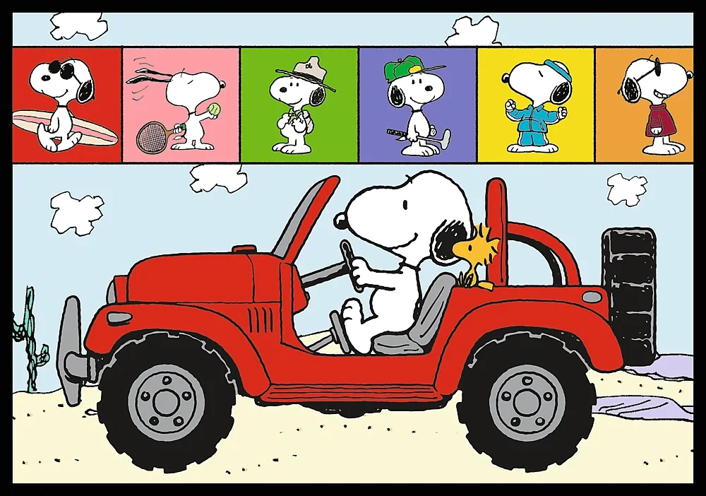 Trefl Dėlionė 4x250 vnt. - „Peanuts“