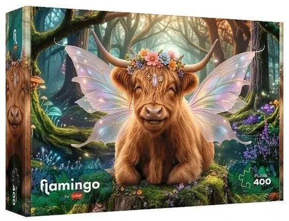 Dėlionė 400 vienetų. Flamingas, Treflo svajonių miško gynėjas