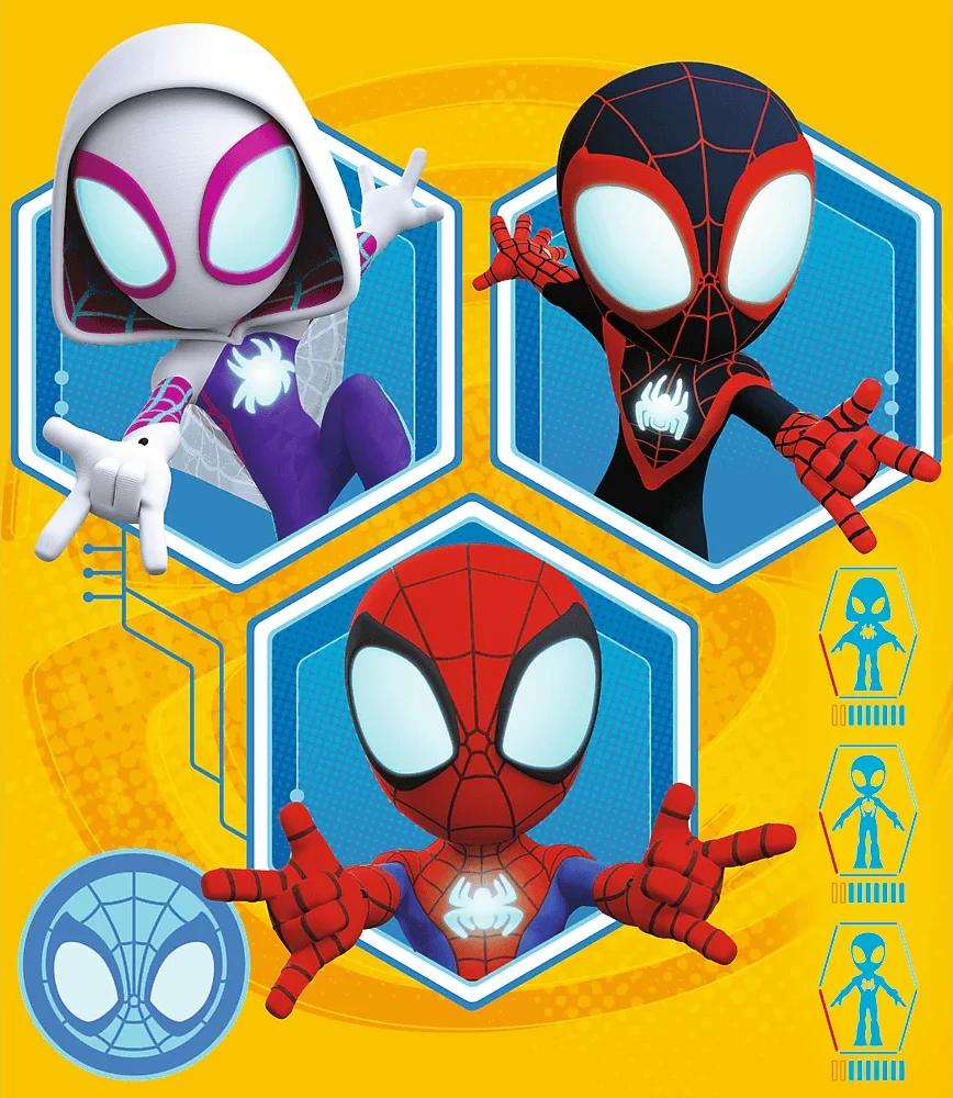 Trefl Dėlionė 4x88 vnt. - Spidey ir draugai + kolekcinis plakatas
