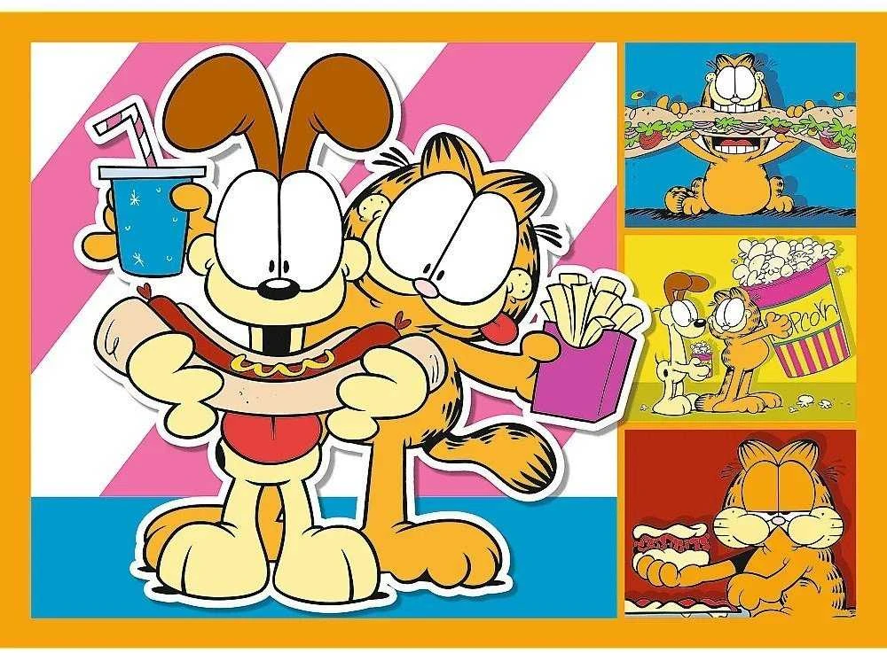 Dėlionė TREFL GARFIELD 4 dėlionių rinkinys