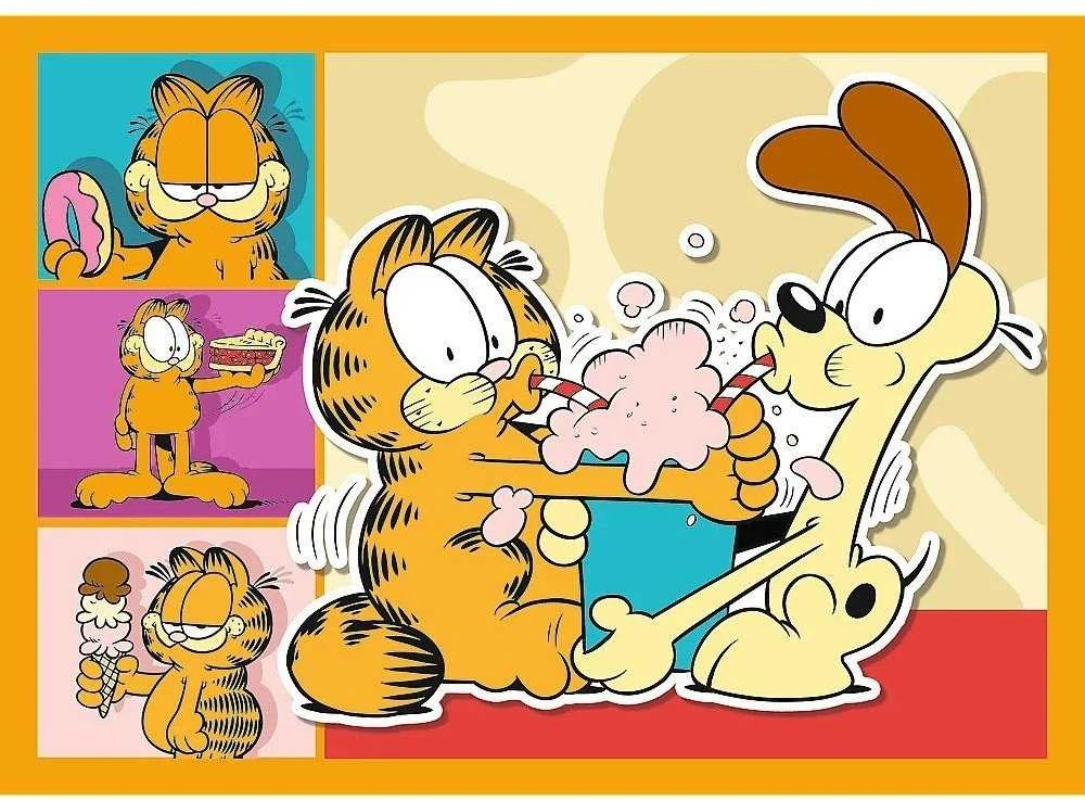 Dėlionė TREFL GARFIELD 4 dėlionių rinkinys