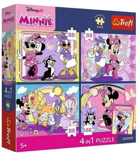 Trefl DĖLIONĖ 4x88 PremPlus Kids Magiškos akimirkos 34704