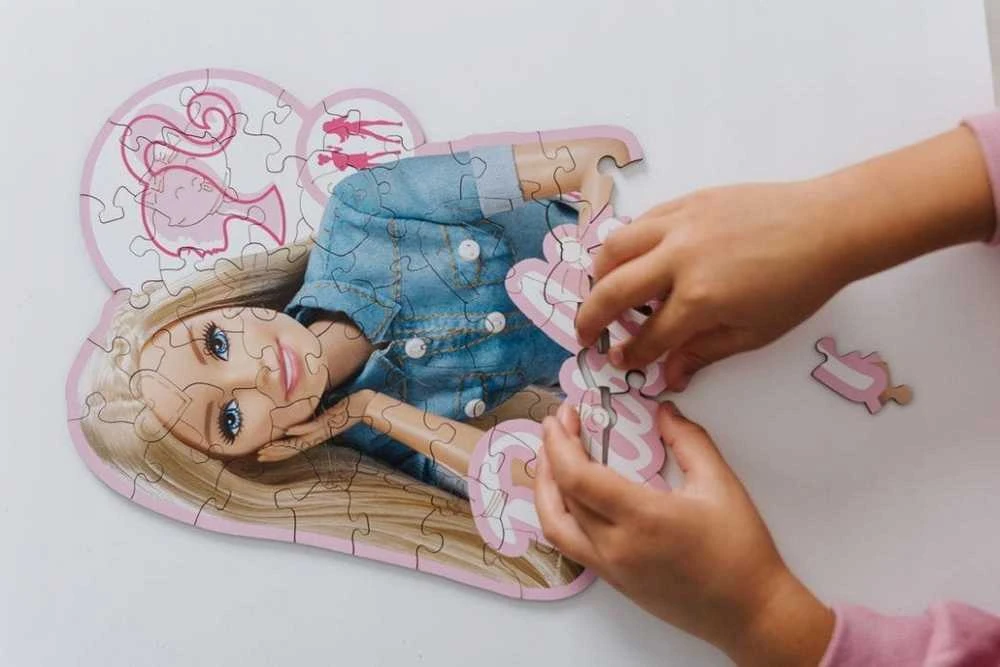 Trefl Medinė dėlionė 50 vnt. - Barbie