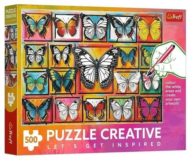 Trefl Dėlionė 500 Creative Kolekcija motyli 37561