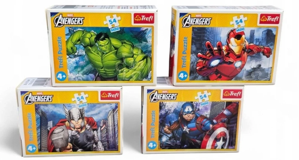TREFL AVENGERS mini dėlionė „Keršytojai“ 54 det.
