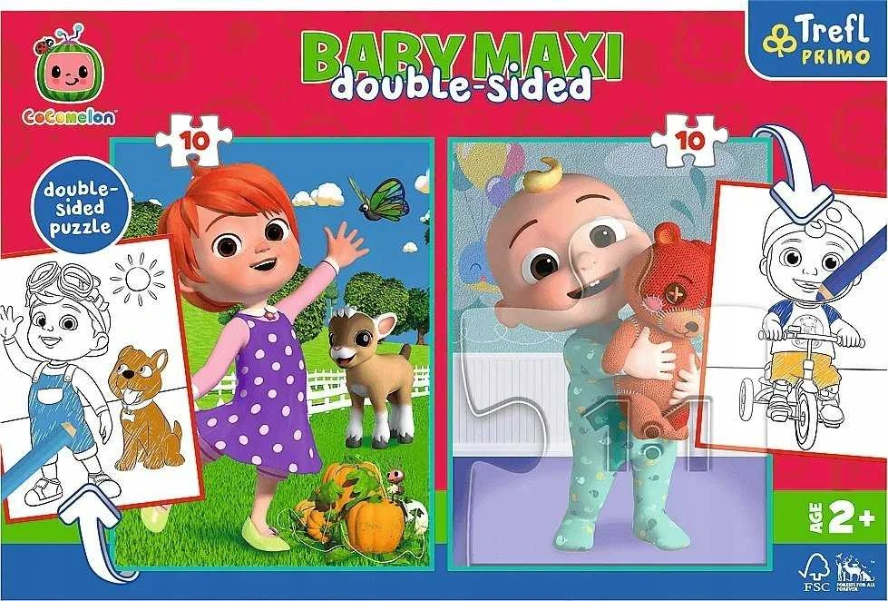 Trefl Dėlionė BABY MAXI 2x10 Cocomelon Friends 43008