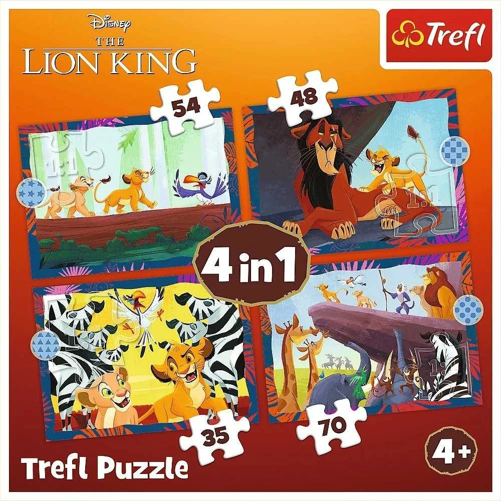 Trefl Dėlionė 207 vnt. - Liūtas karalius