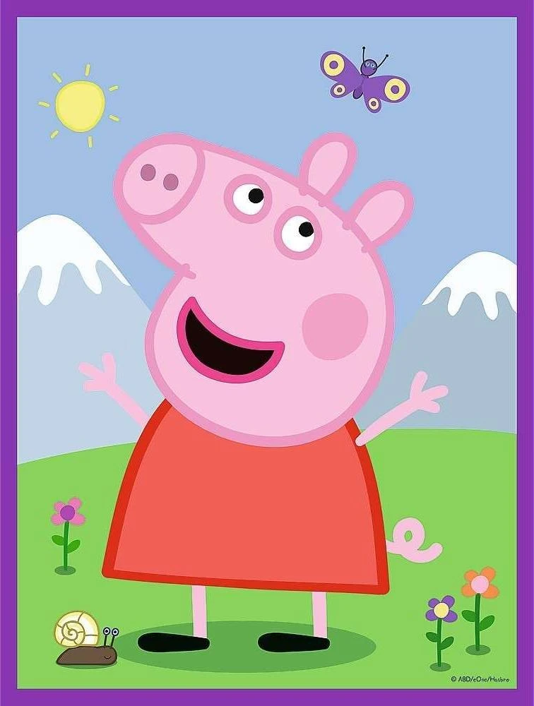 Peppa Pig TREFL Baby maxi dėlionė „Kiaulytė Pepa", 10x2 det.