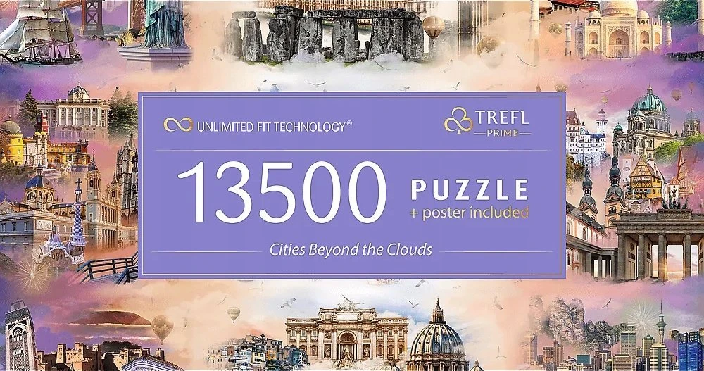 Trefl Dėlionė 13500 vnt. - Miestai