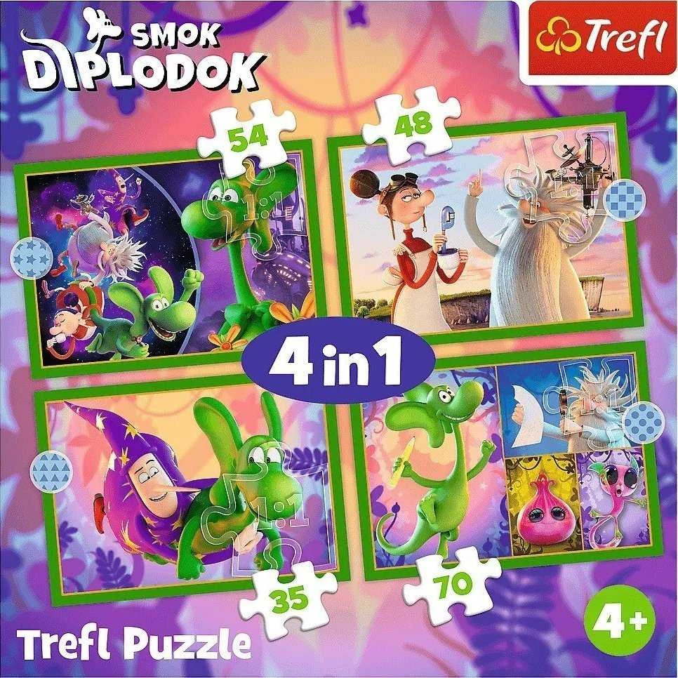 Trefl Dėlionė 207 vnt. - Smok Diplodok