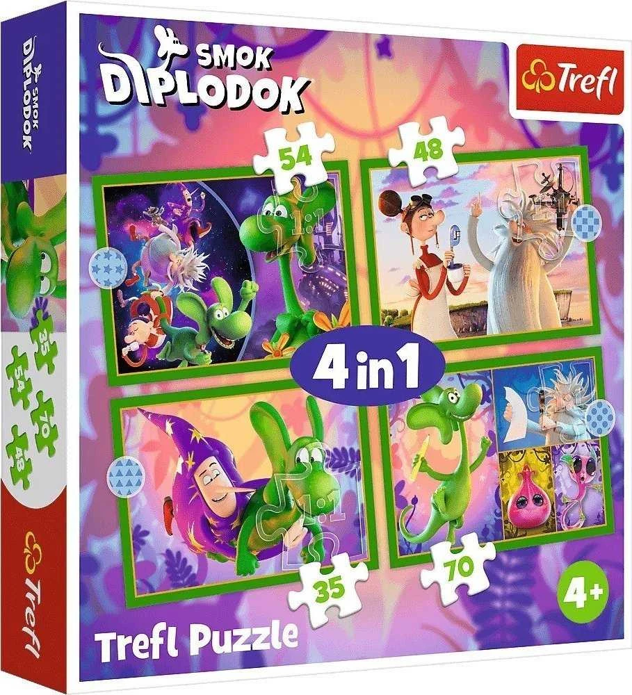 Trefl Dėlionė 207 vnt. - Smok Diplodok