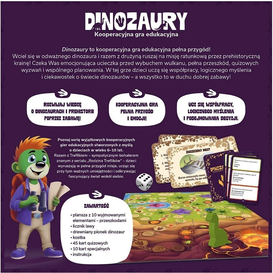 Trefl Edukacinis žaidimas: Dinozaurai