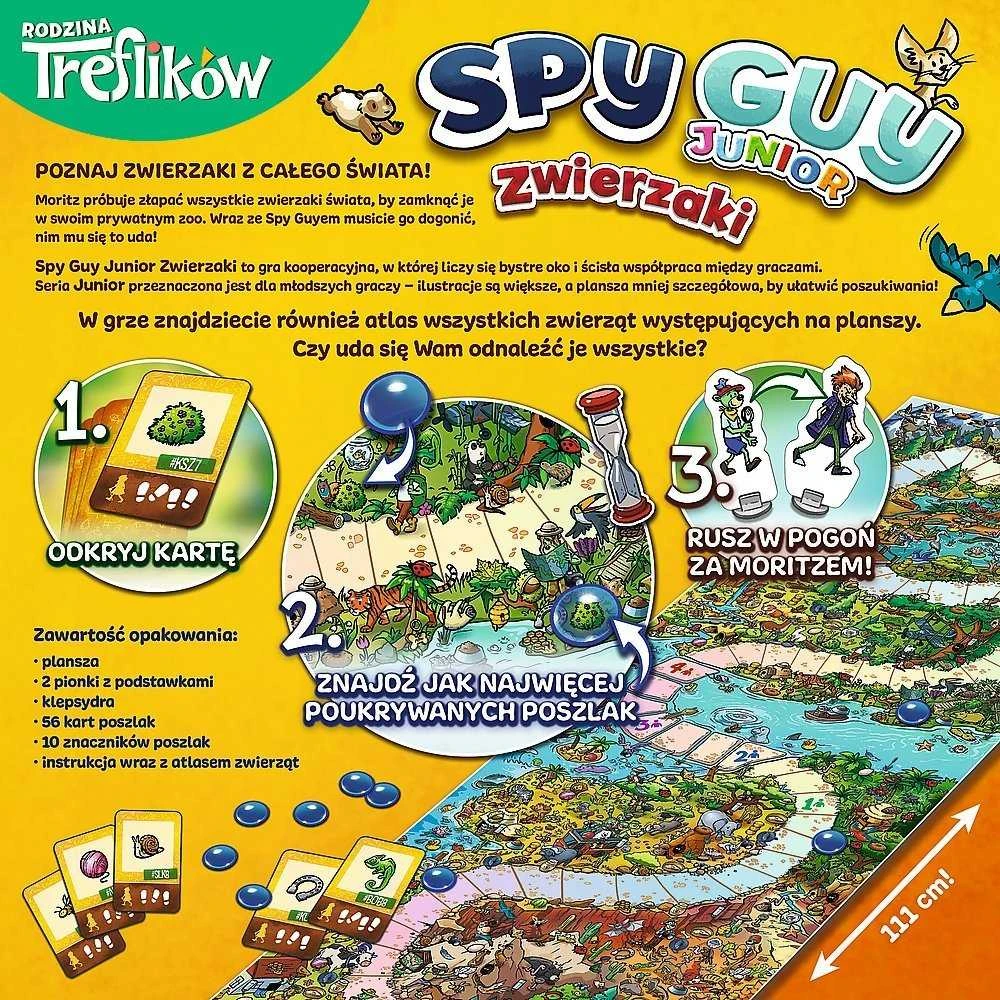 Trefl Kooperacinis stalo žaidimas Spy Guy Junior gyvūnai