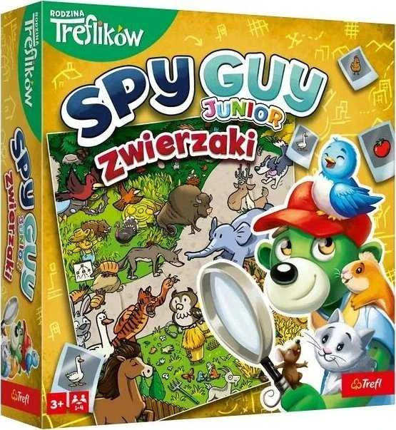 Trefl Kooperacinis stalo žaidimas Spy Guy Junior gyvūnai