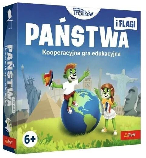 Trefl Žaidimas Šalys ir vėliavos 03062