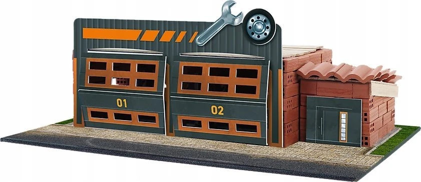 Trefl Rankdarbių rinkinys brick trick dirbtuvės su plytomis ir medžiu