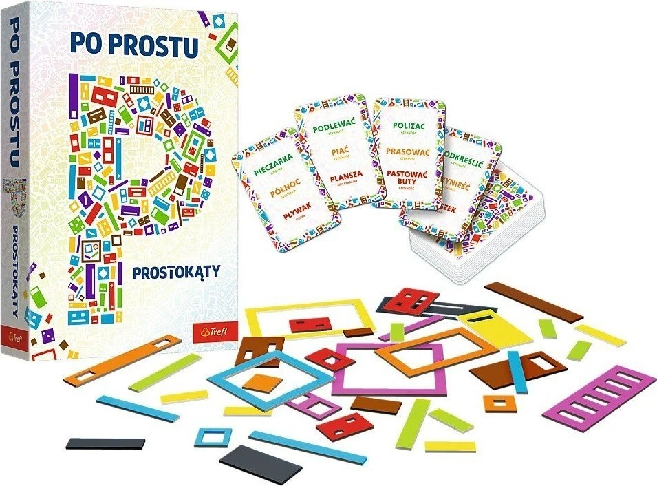 TREFL 02437 žaidimas tiesiog P stačiakampiai*